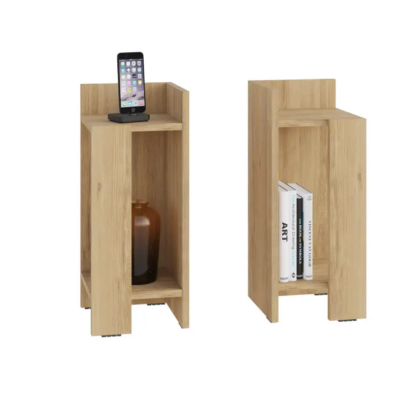 Elos Modern Bedside Table Left And Right 25cm Narrow - Nightstand