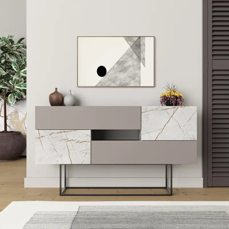 Eros Console Sideboard Display Unit - Lagina,Light Mocha