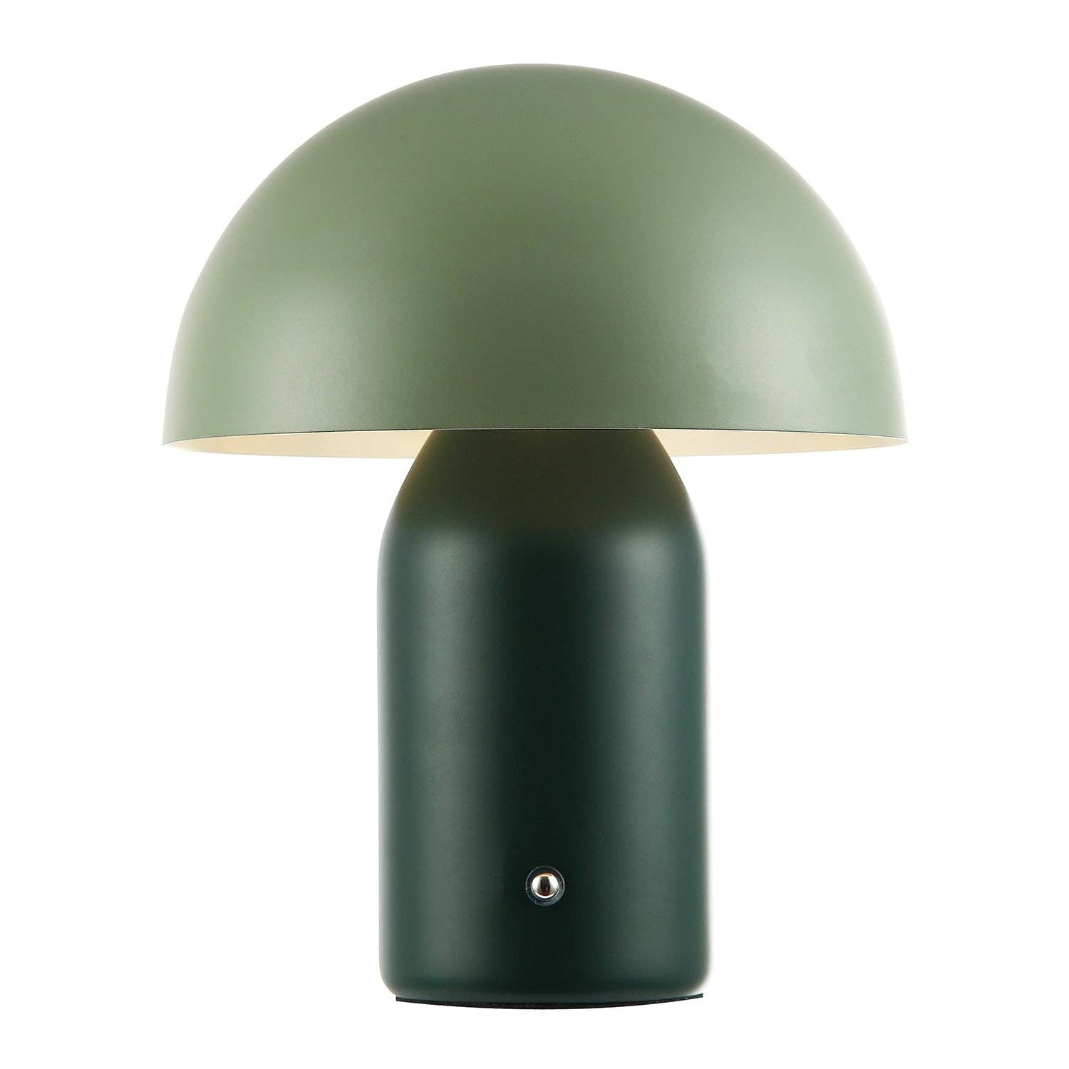 Midnight Blue Mushroom Table Lamp 25cm | Rechargeable, Touch Dimmer