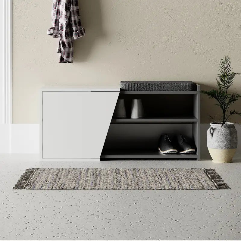 Fiona Shoe Storage with Bench 104cm – Decortie