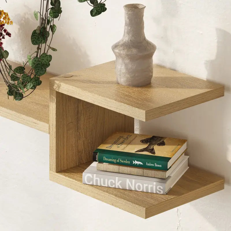 Fork Modern Floating Shelf Set 18.2cm Short - Wall