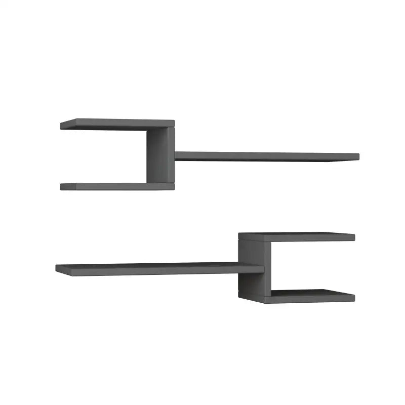 Fork Modern Floating Shelf Set 18.2cm Short - Wall