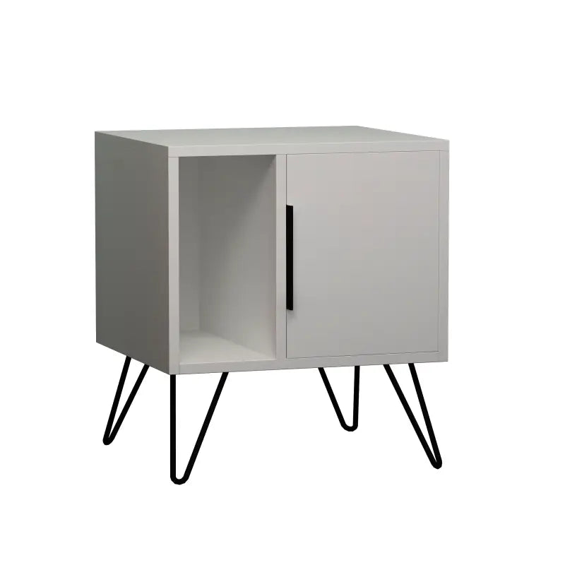 Glynn Modern Bedside Table Width Bedroom Furniture 50.2cm - Nightstand