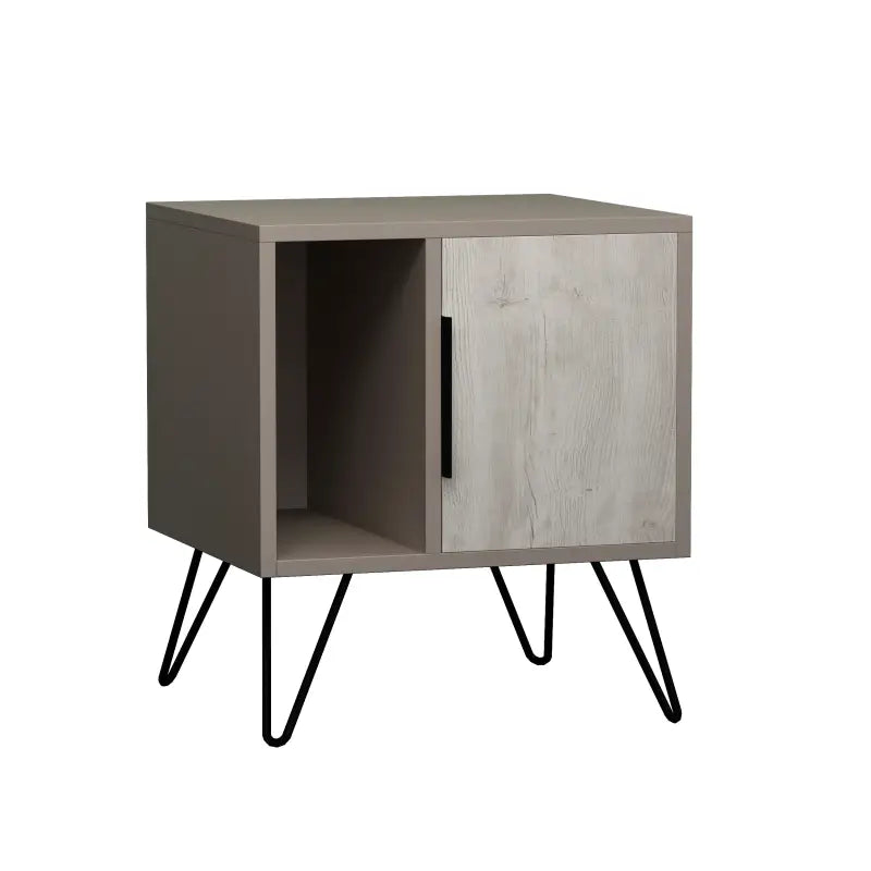 Glynn Modern Bedside Table Width Bedroom Furniture 50.2cm - Nightstand