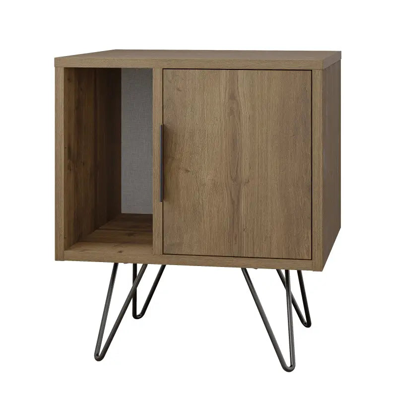 Glynn Modern Bedside Table Width Bedroom Furniture 50.2cm - Nightstand