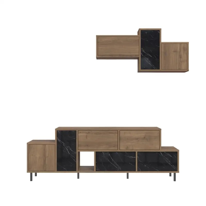 Hermes Modern TV Stand Multimedia Centre Unit With Storage Cabinet 171.2 cm