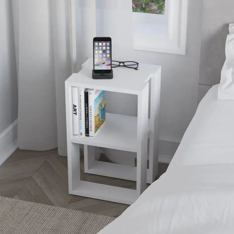 Lonie Modern Bedside Table Bedroom Furniture Width 34cm - Nightstand
