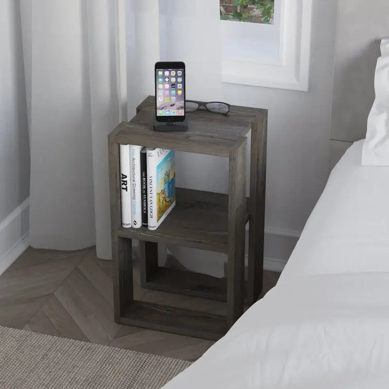 Lonie Bedside Table 34cm – Decortie