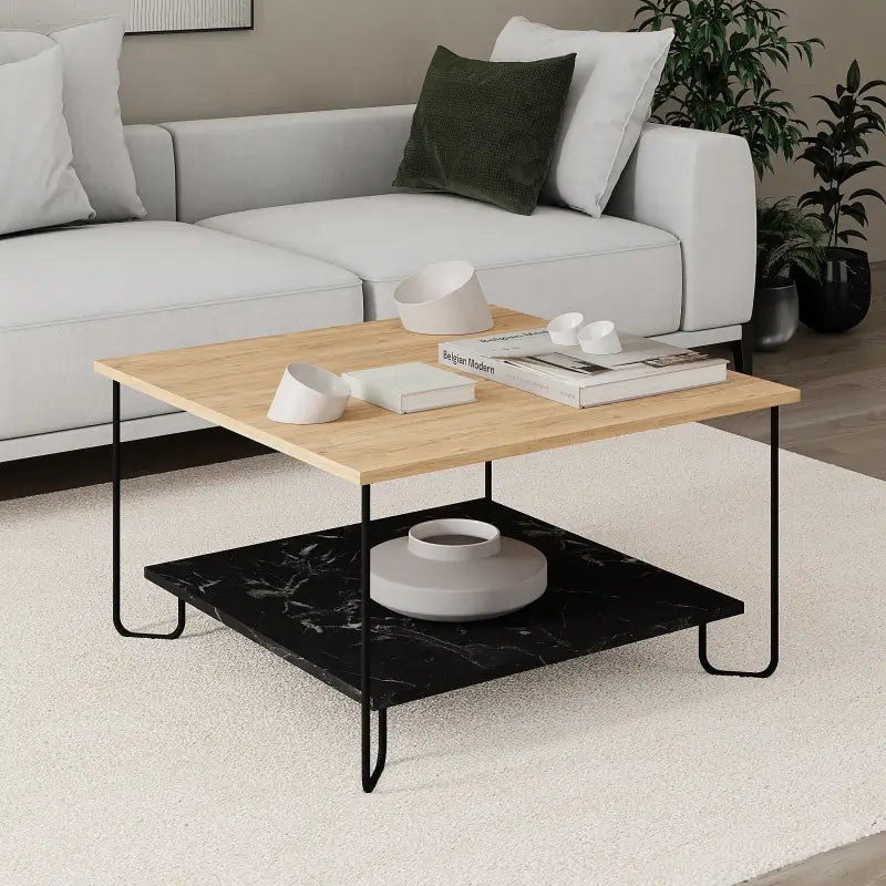 Marbo Modern Coffee Table Multipurpose H 45cm - LOTUS,Oak