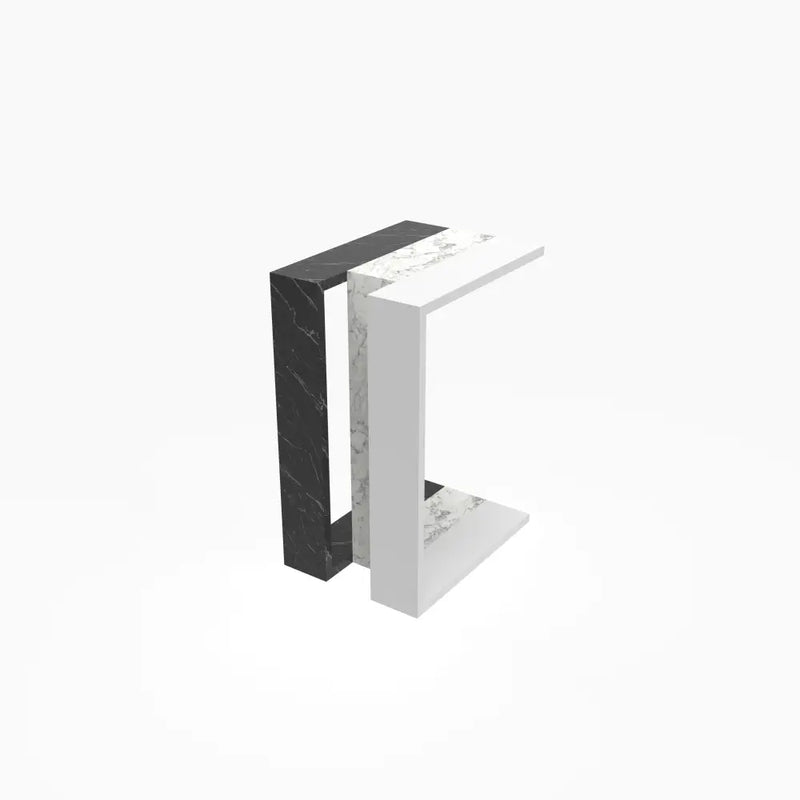 Muju Modern C Shape Table Multipurpose H 57cm - Side