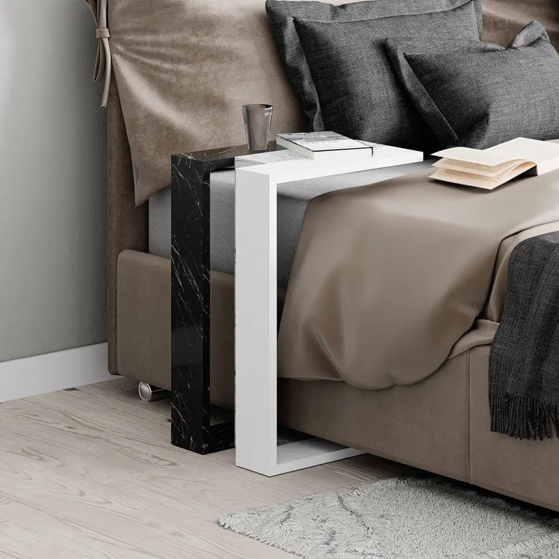 Muju Modern C Shape Table Multipurpose H 57cm - Side