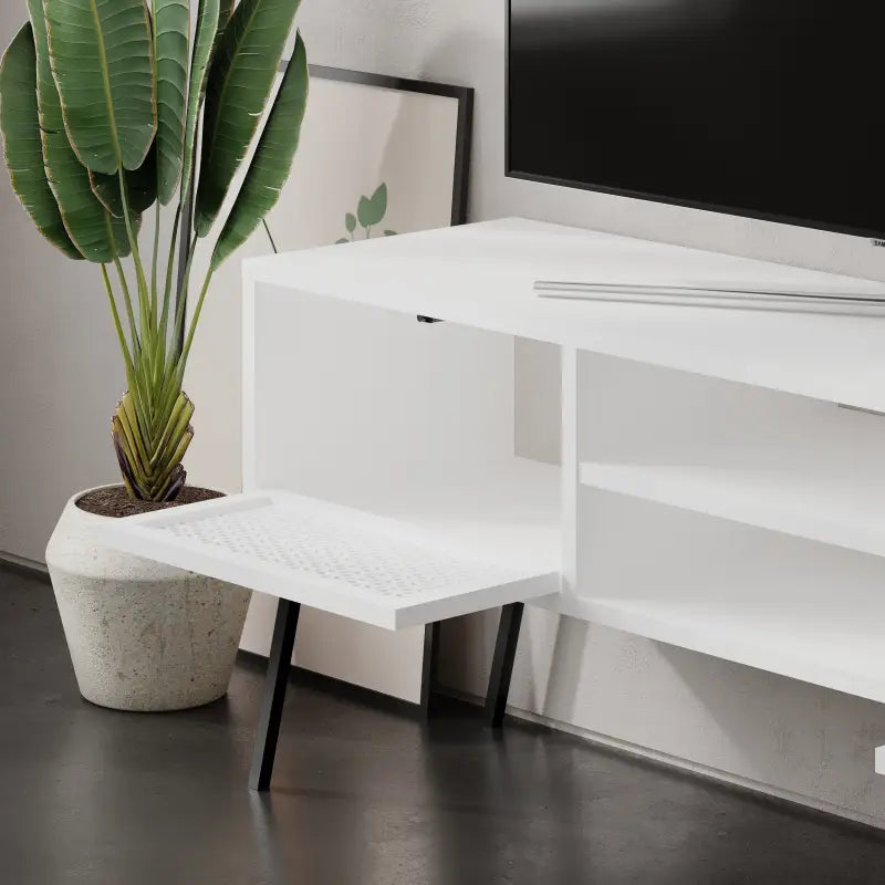 Naive Modern TV Multimedia Stand With Storage Cabinet 140cm