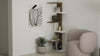 Saso 5-tier Corner Bookcase 141 cm – room animation video