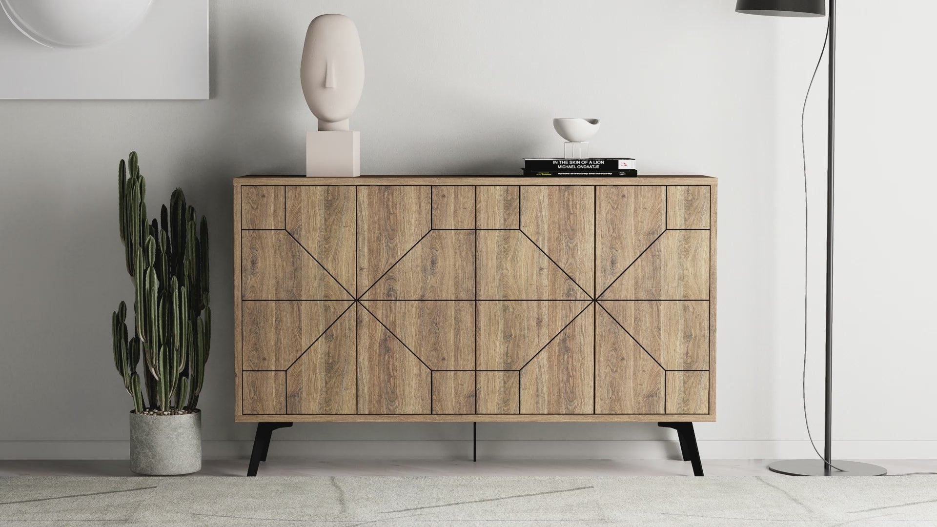 Dune Console Sideboard Display Unit 123cm – room animation video