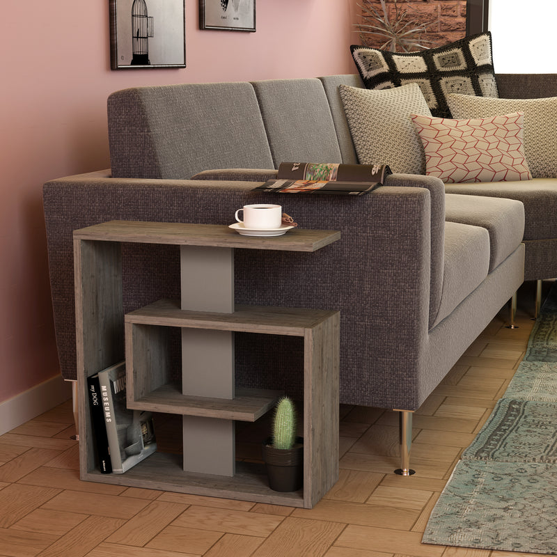 Saly Modern Side End Table Multipurpose With Creativeness H 57cm 3 Tier - Decortie