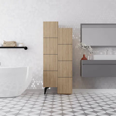 Stair Modern Storage Cabinet Multipurpose Bathroom Living Room H 156cm