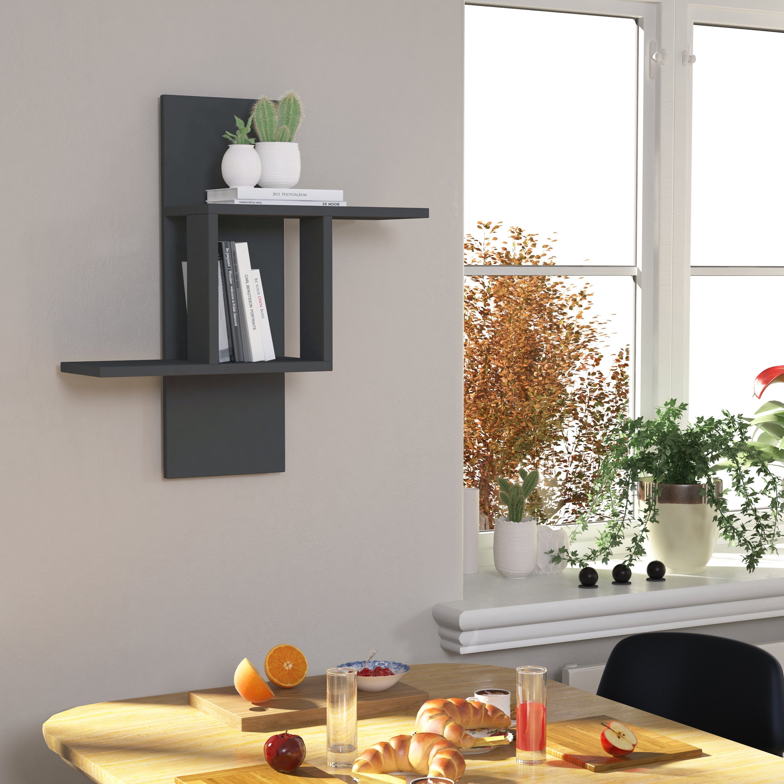 Mill Modern Floating Shelf 70cm Tall - Decortie